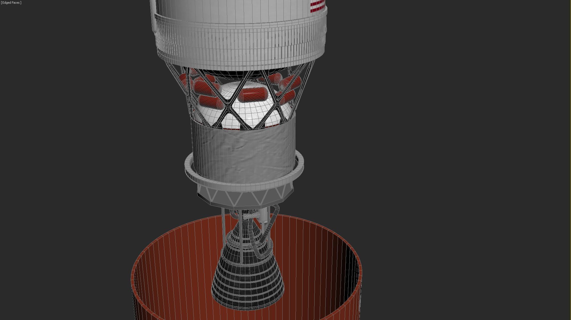 Artemis Rocket - SLS Space Launch System 3D model_12