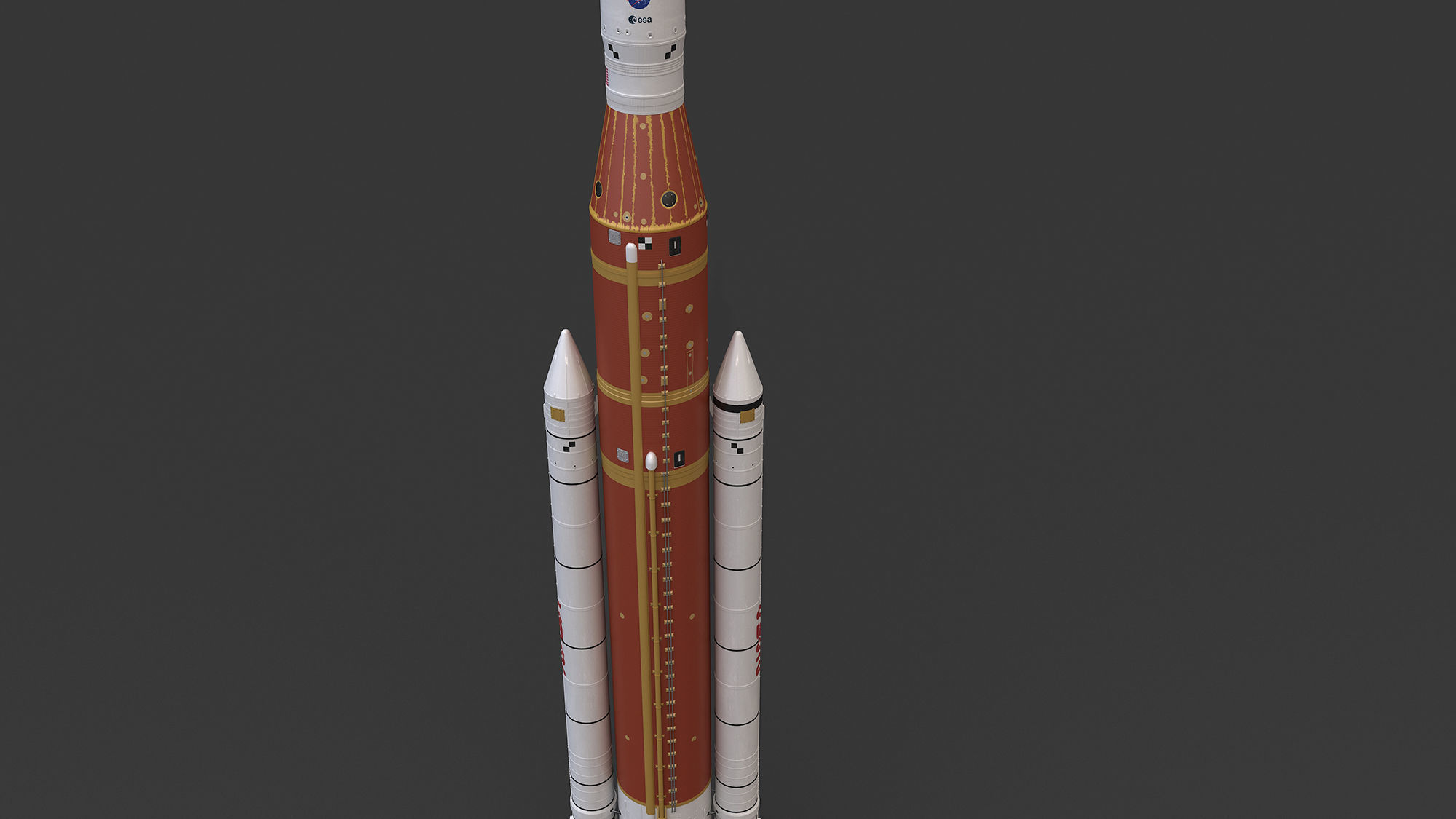 Artemis Rocket - SLS Space Launch System 3D model_3