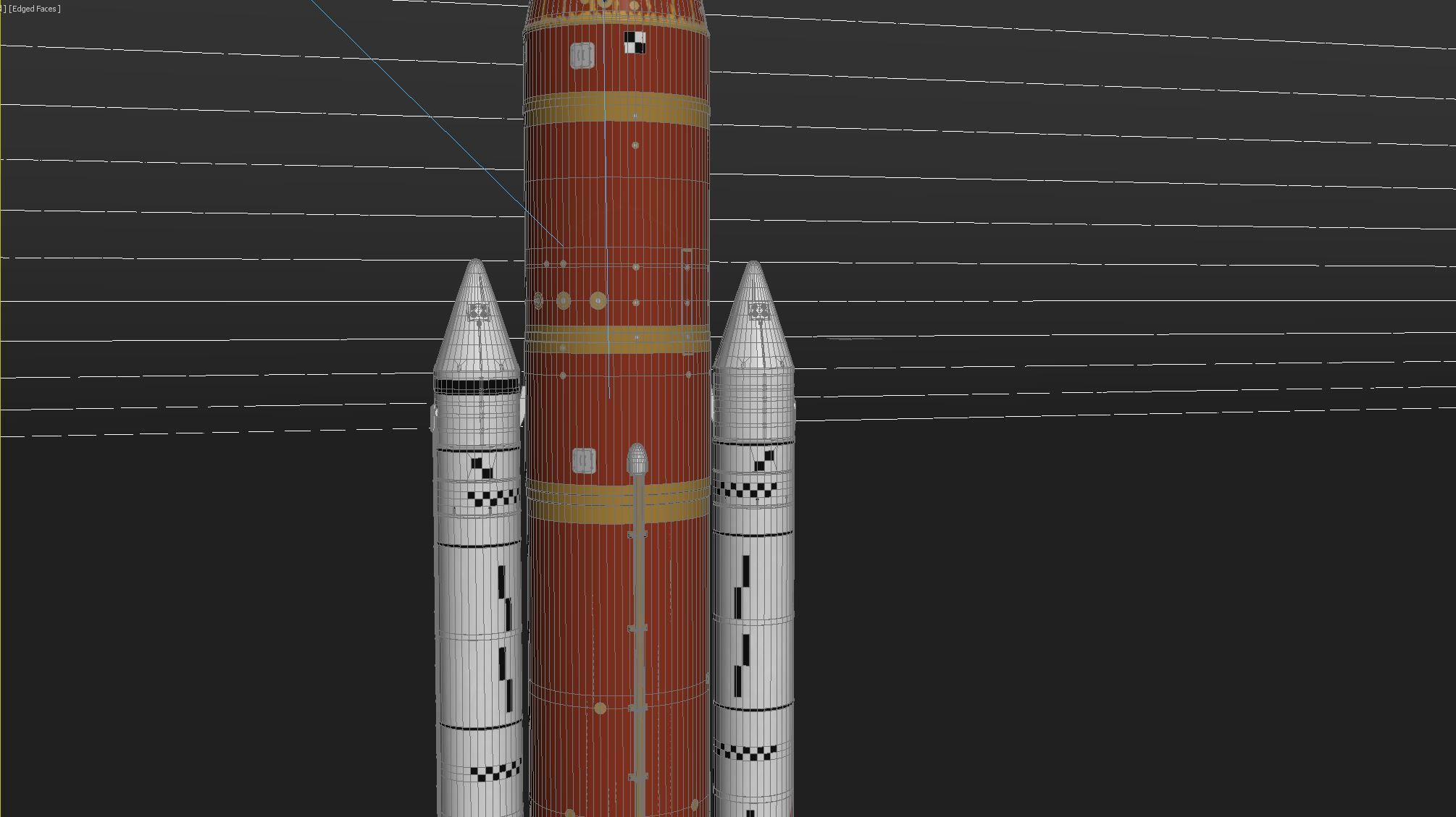 Artemis Rocket - SLS Space Launch System 3D model_8