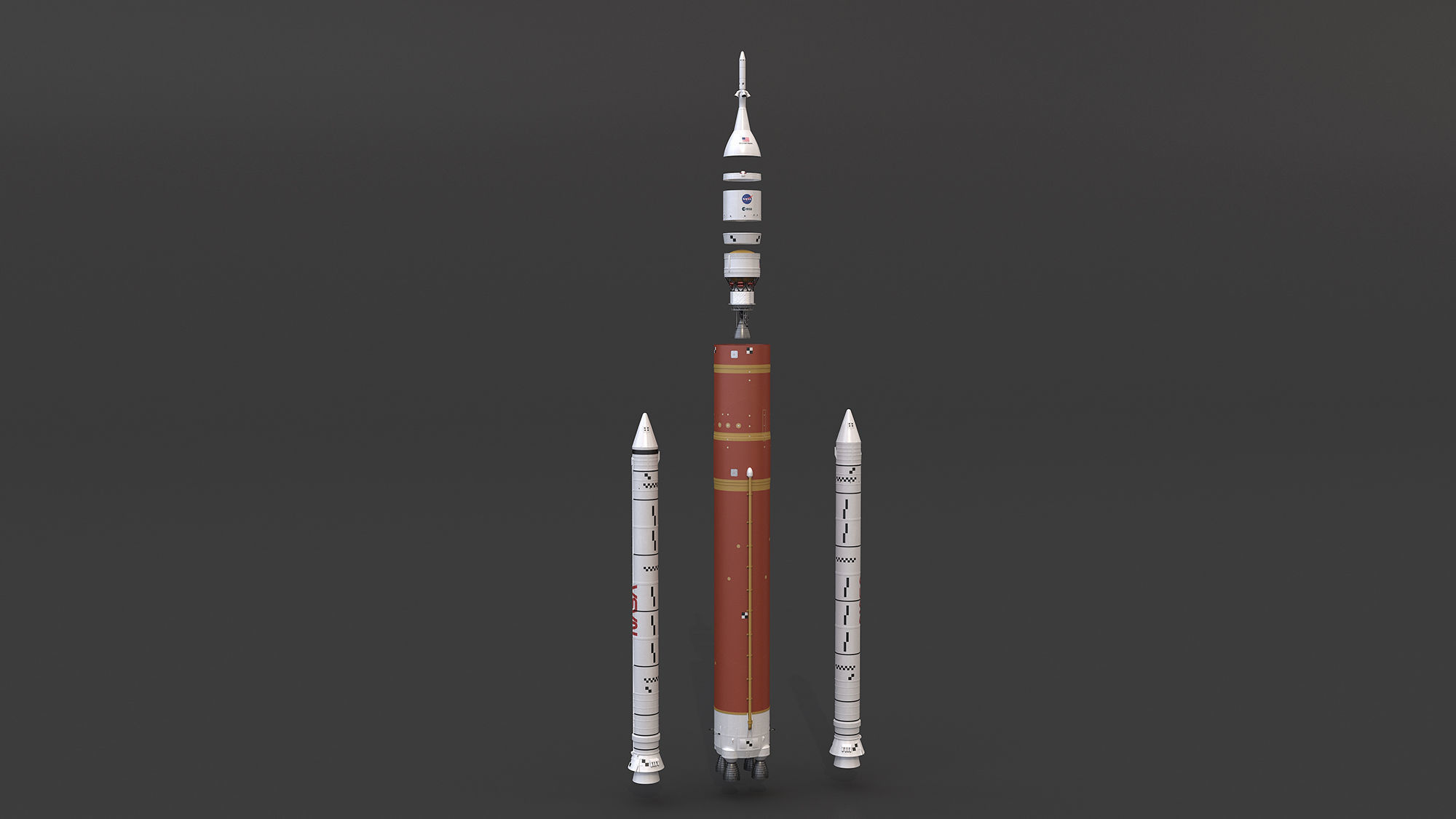 Artemis Rocket - SLS Space Launch System 3D model_5