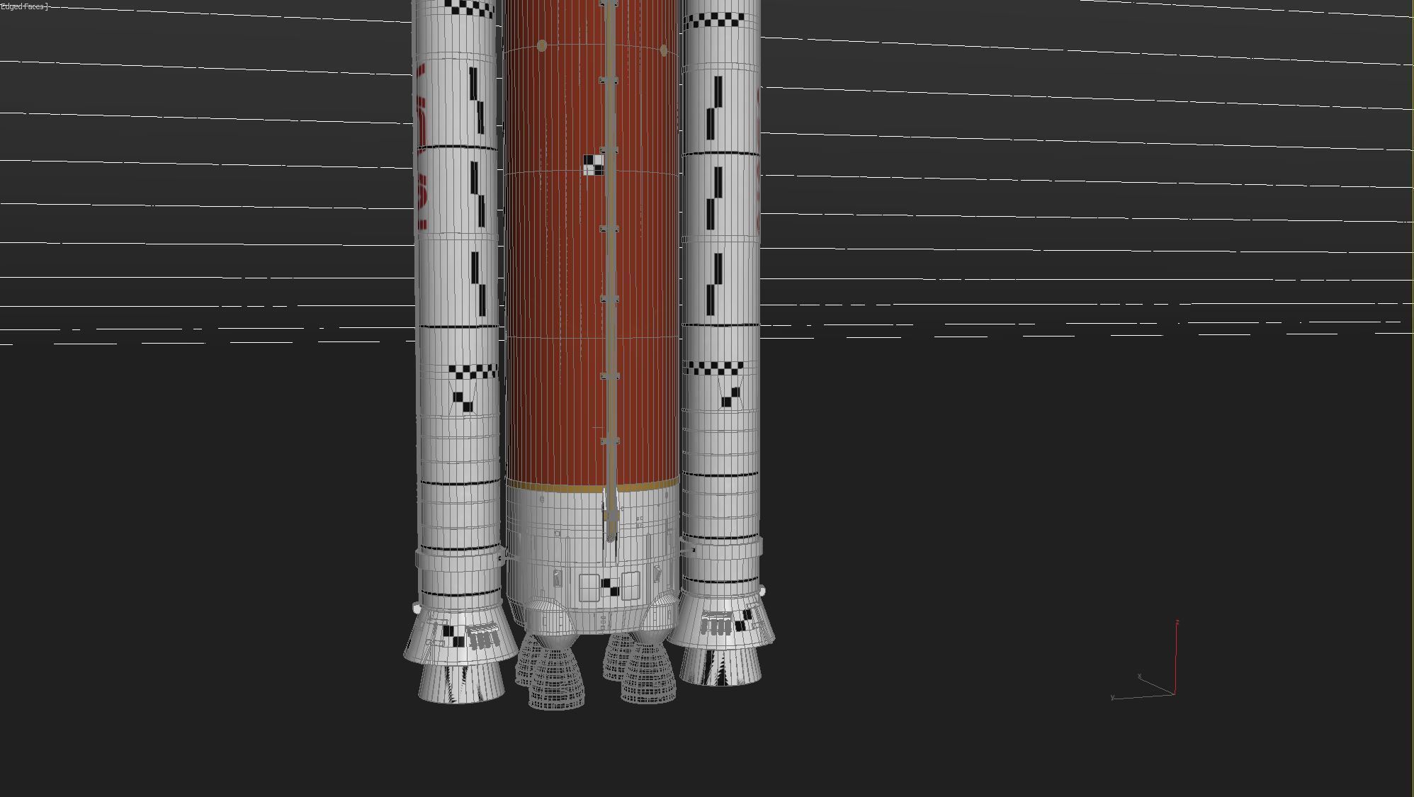 Artemis Rocket - SLS Space Launch System 3D model_9