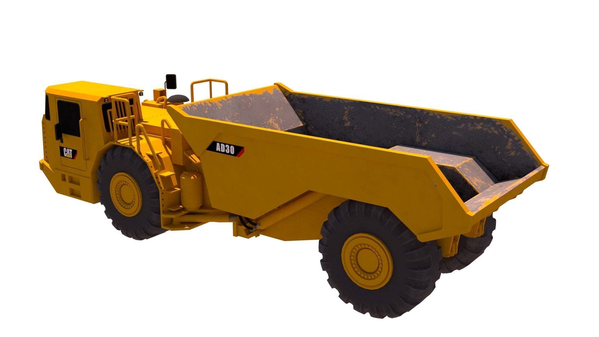 3D model CAT AD30 VR / AR / low-poly | CGTrader