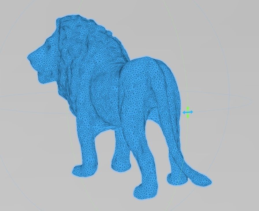 Lion 3D Print STL File 1 Ideal for 3D Printing Collectibles 3D print model_3