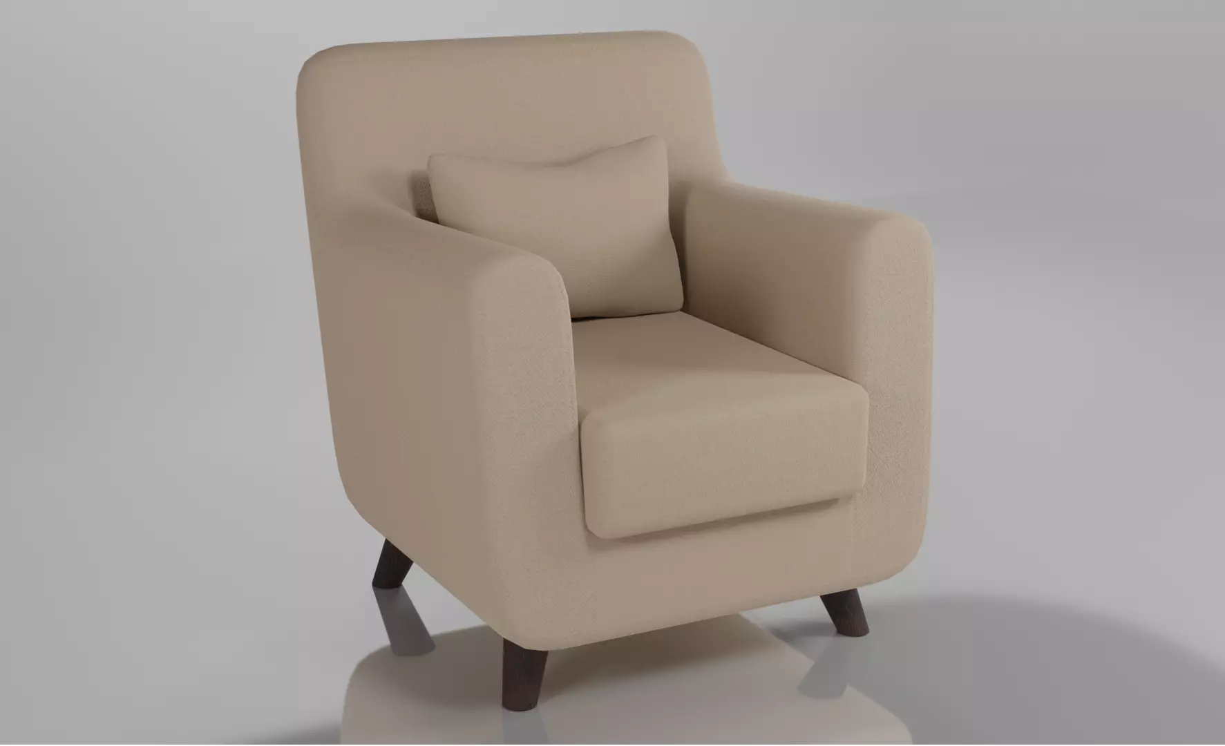 Armchair Free 3D model_0
