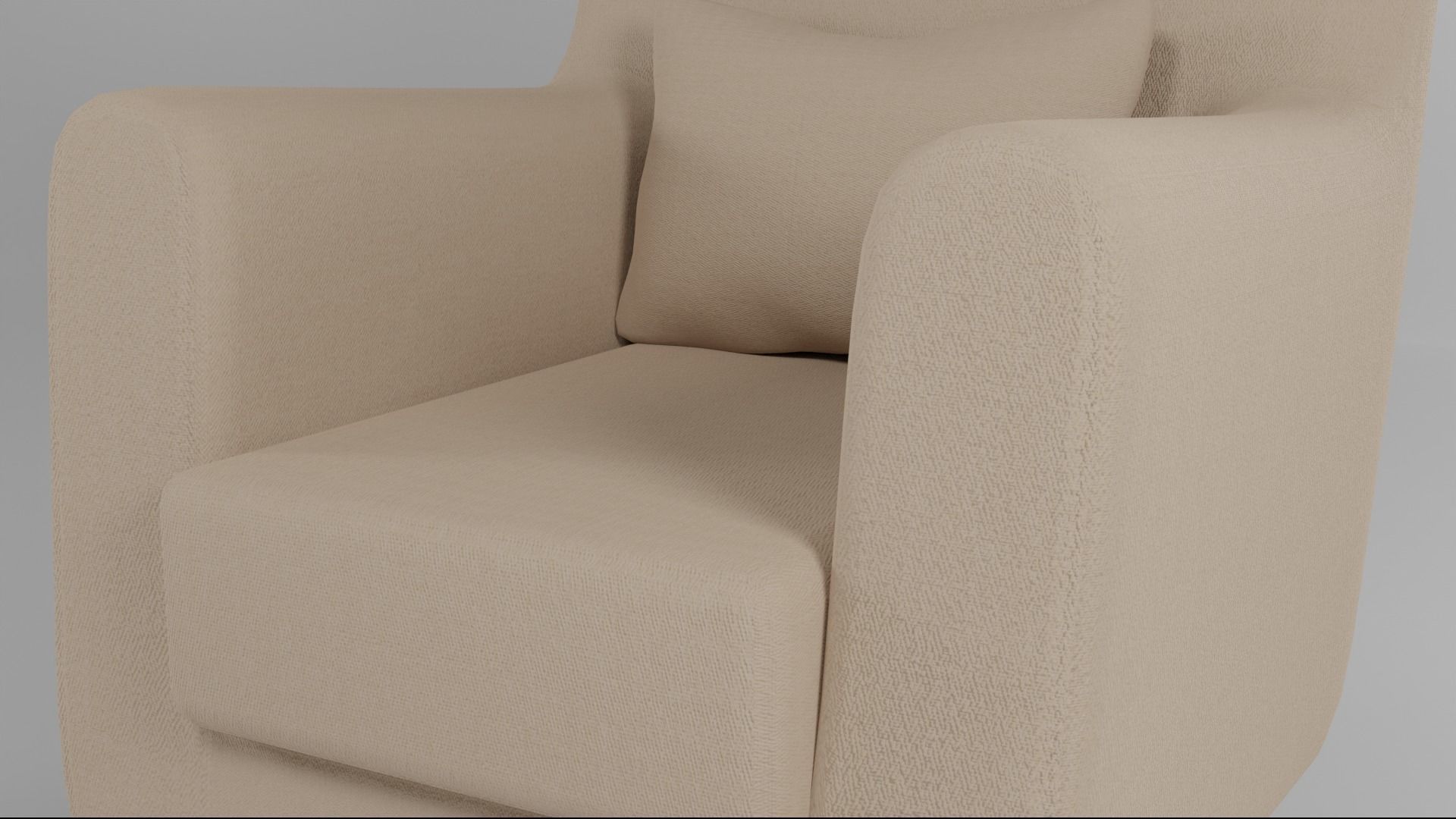 Armchair Free 3D model_1