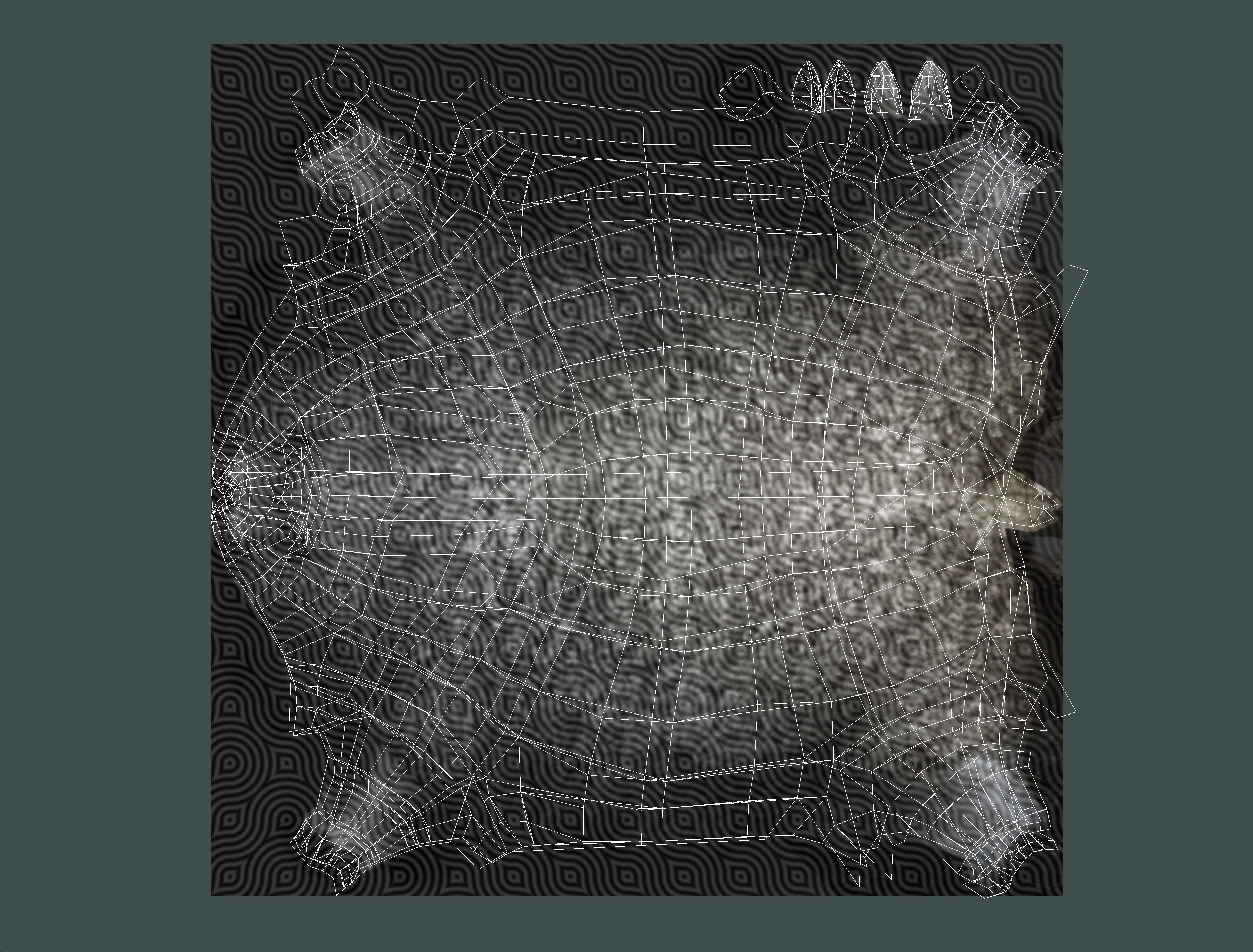 Low Poly Farm Sheep Low-poly 3D model_19