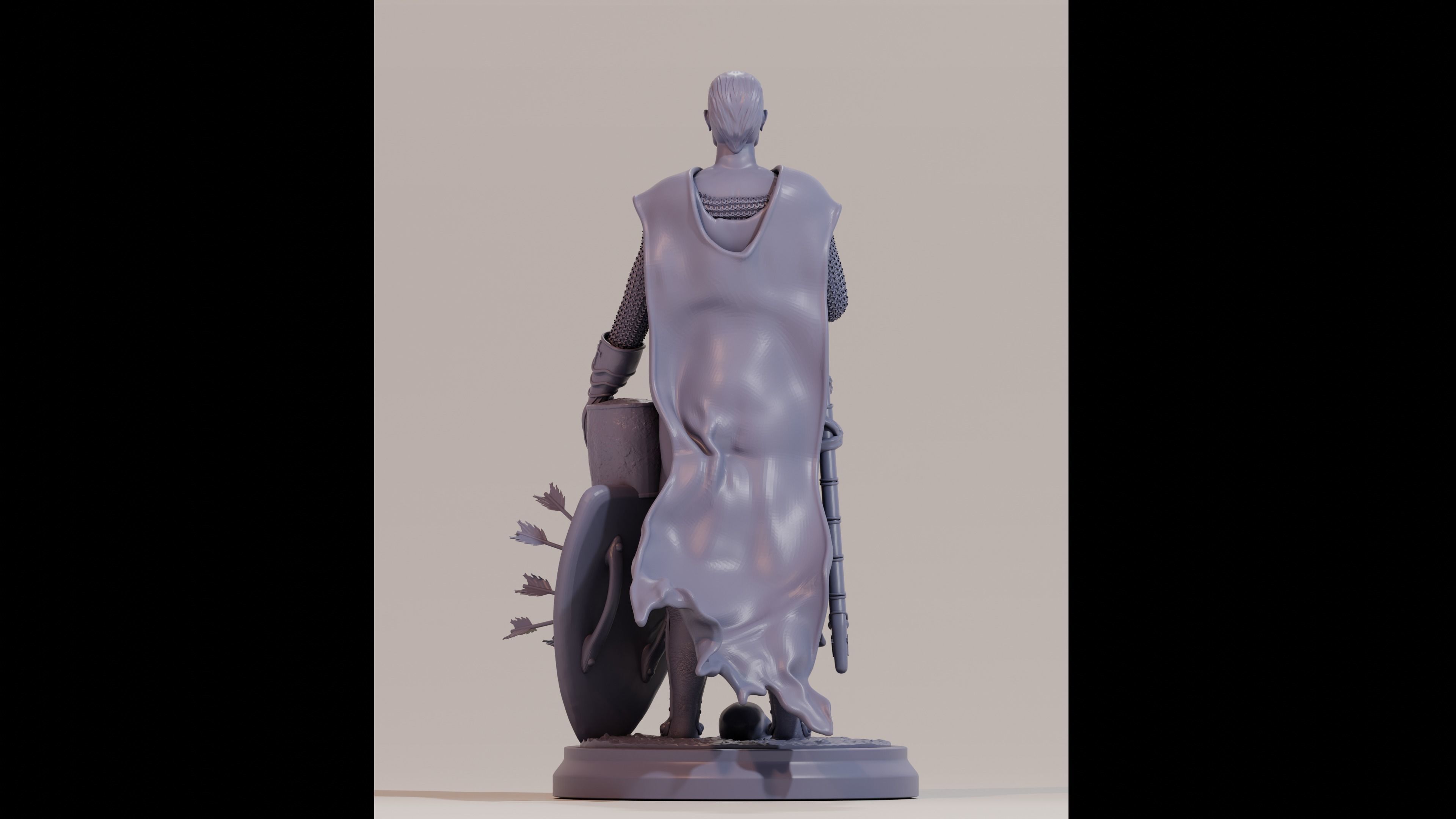 Templar Warrior - Templario 3D print model_5