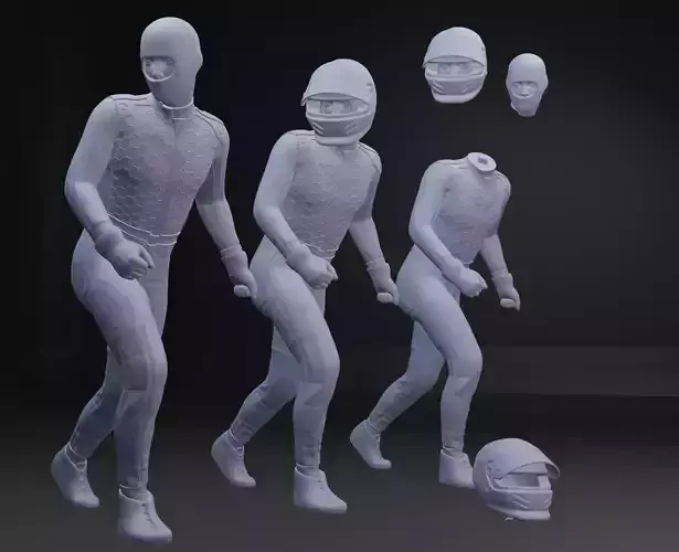F1 DRIVERS - FORMULA ONE DRIVERS 3D print model