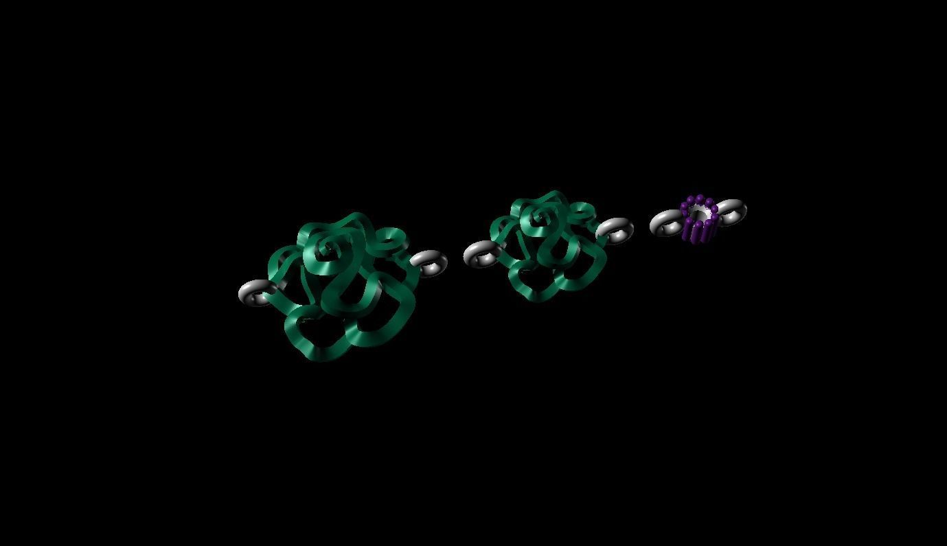 Light Weight charms Pendant 3dm stl 3D print model 3D print model_2