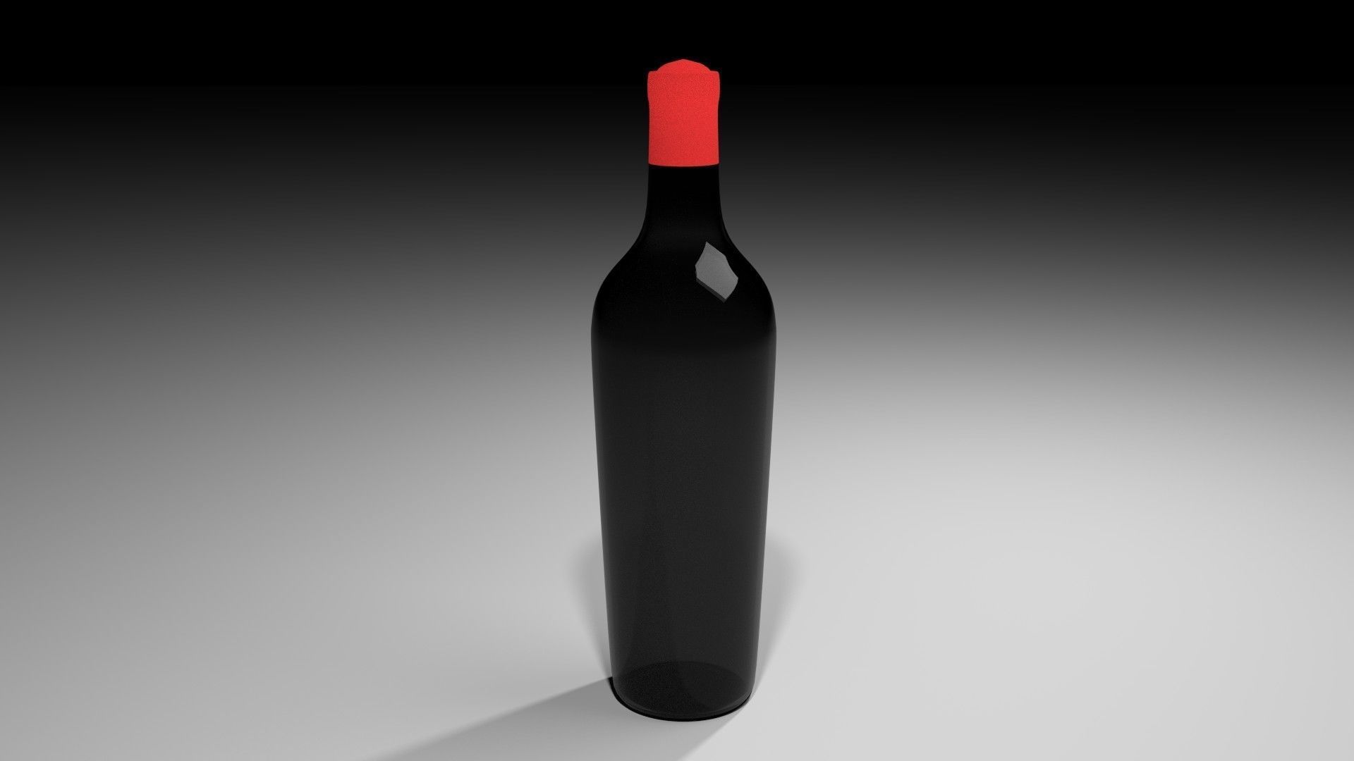 Wine Bottle 2 3D model_1