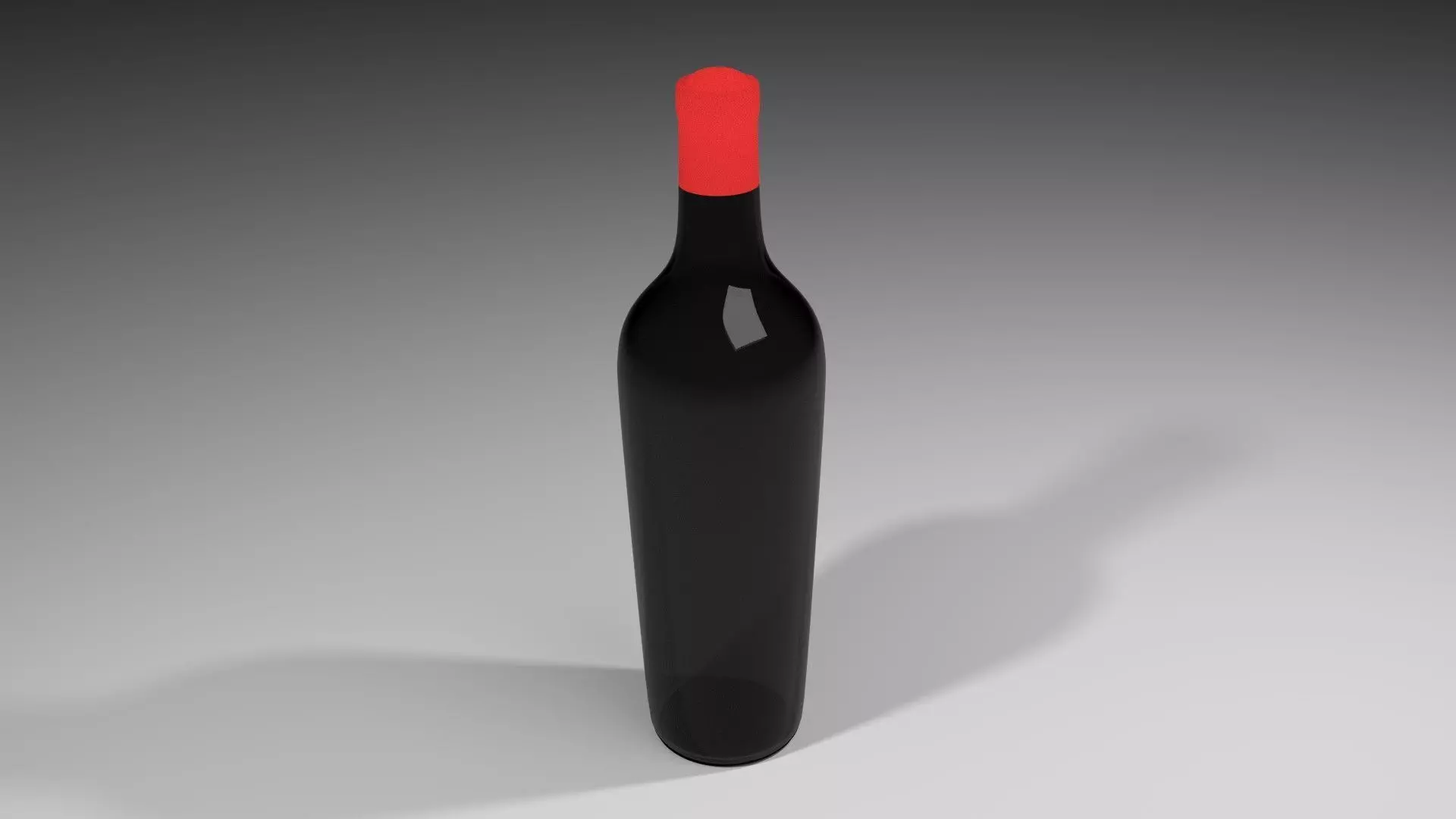 Wine Bottle 2 3D model_0