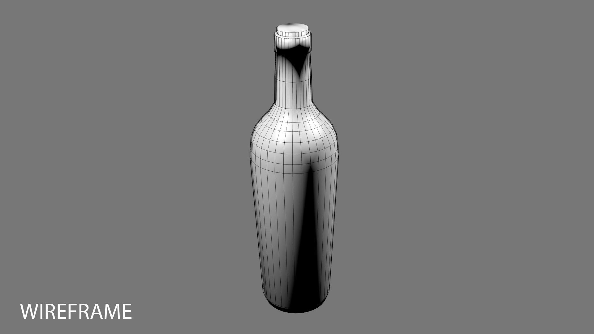 Wine Bottle 2 3D model_3