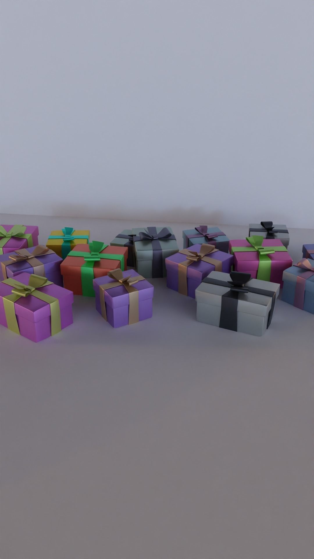 Detailed Christmas Tree or Pine Tree for Blender  Low-poly 3D model_5