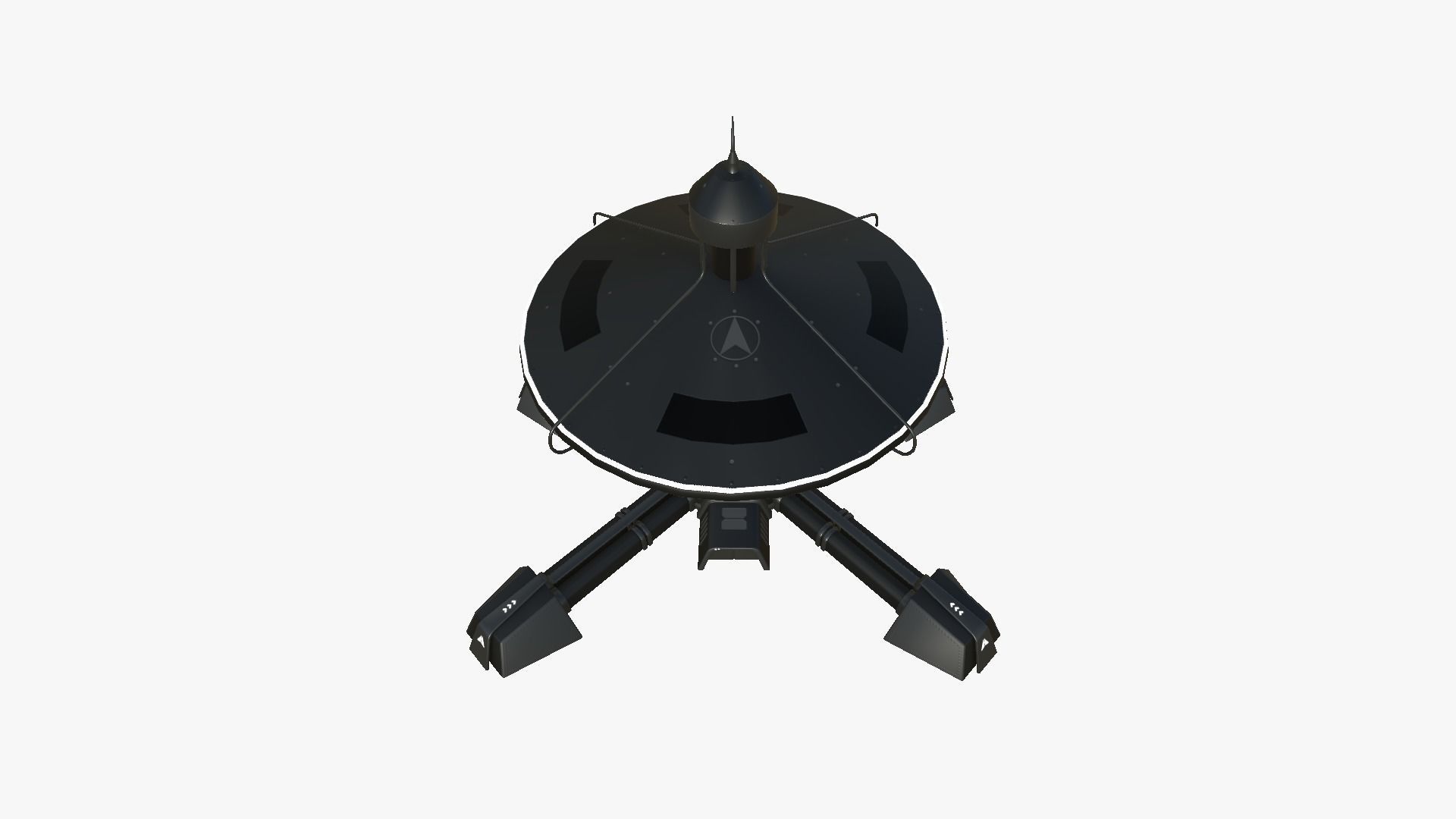 10 Sci Fi Buildings Collection G - Full Black - Exterior Design _96