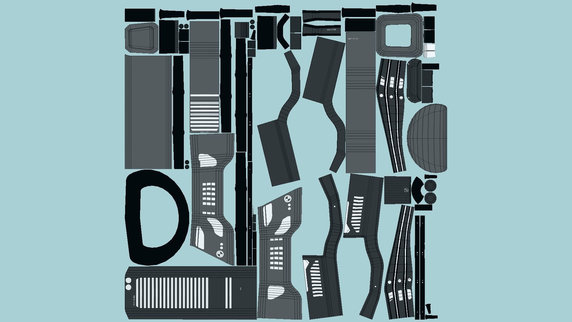 10 Sci Fi Buildings Collection G - Full Black - Exterior Design _22