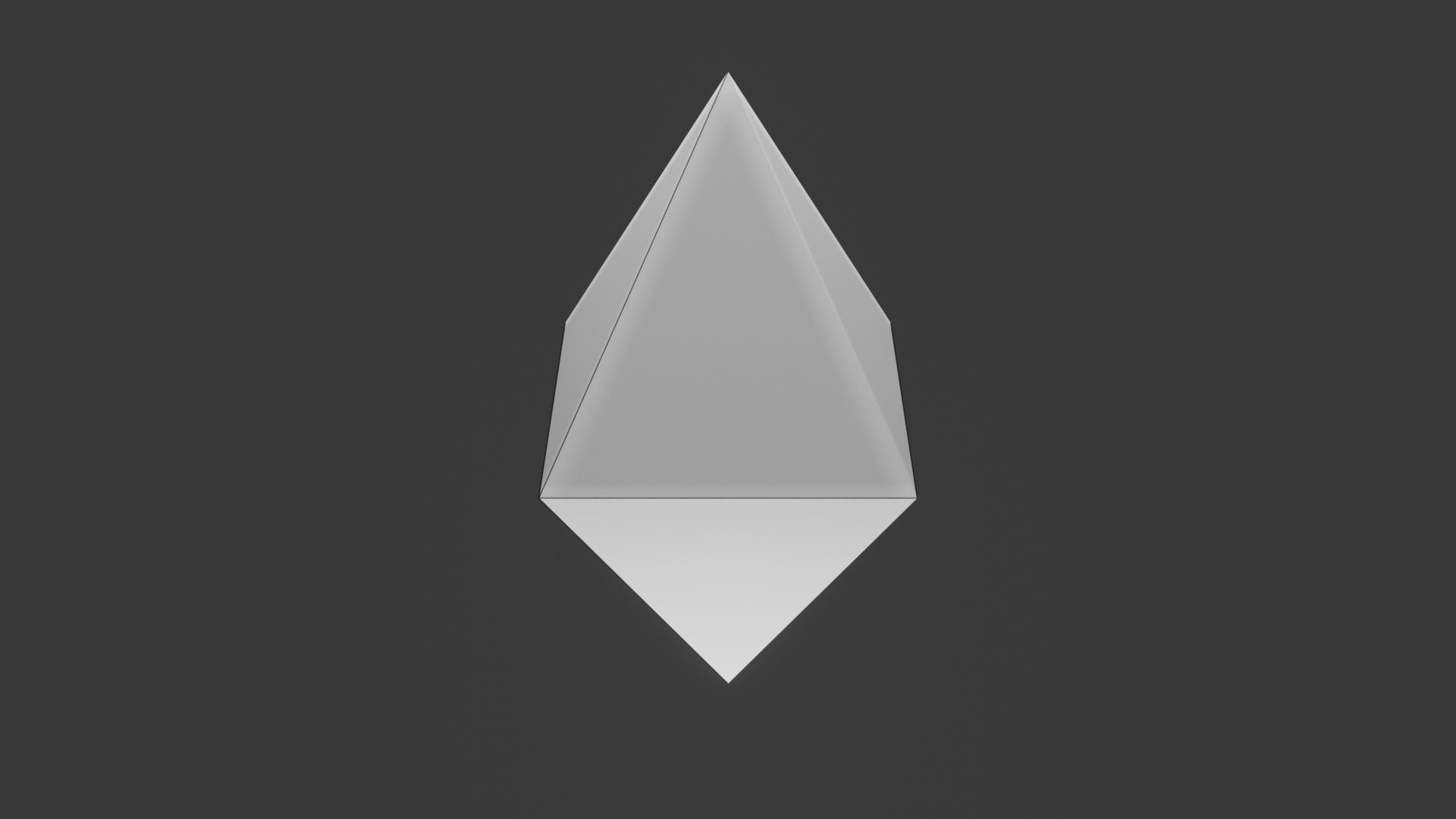 Abstract Double Square Pyramid 3D Model 3D model_10