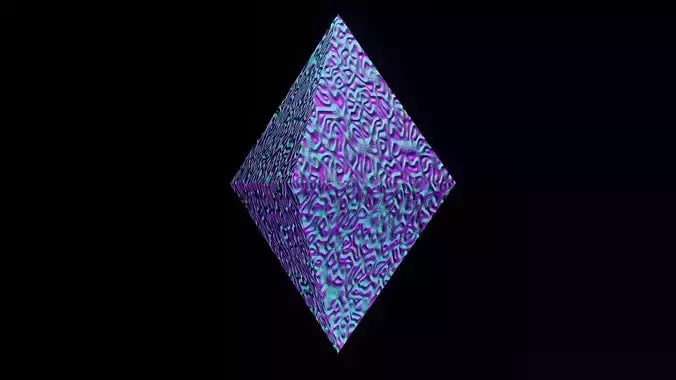 Abstract Double Square Pyramid 3D Model 3D model Abstract Double Square Pyramid 3D Model 3D model