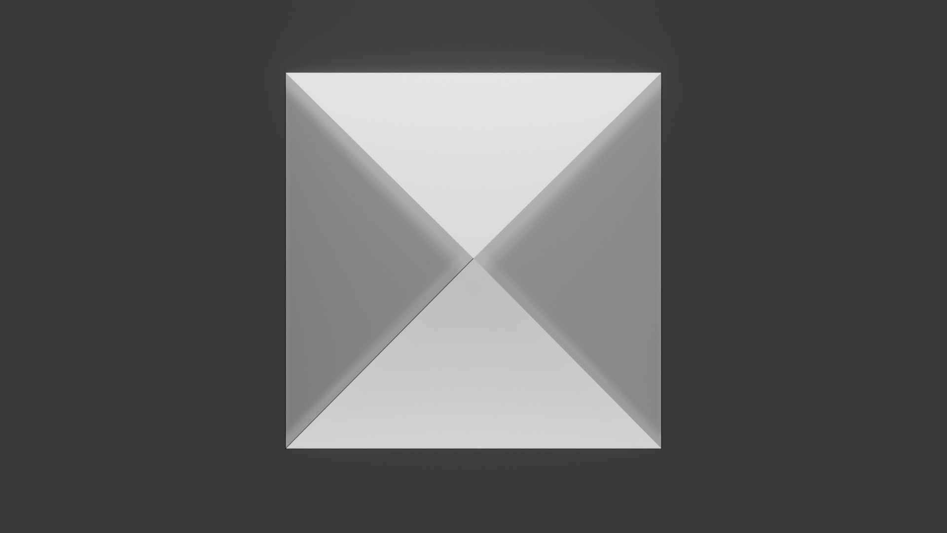 Abstract Double Square Pyramid 3D Model 3D model_8