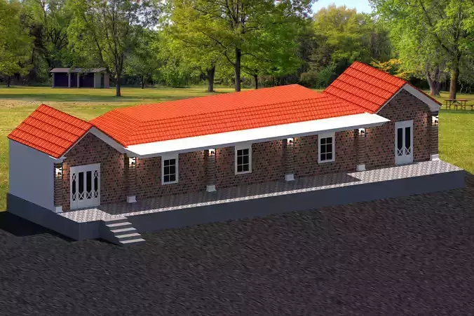 3d house model exterior 3D model