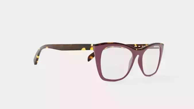 Designer Olivia Glasses Low-poly 3D model