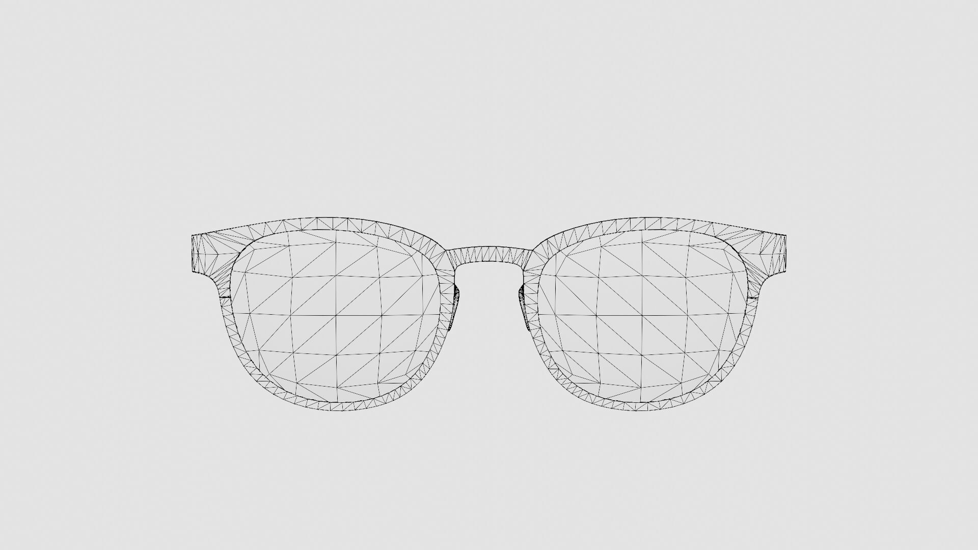 Orgreen - Oldman 477 Glasses Low-poly 3D model_6