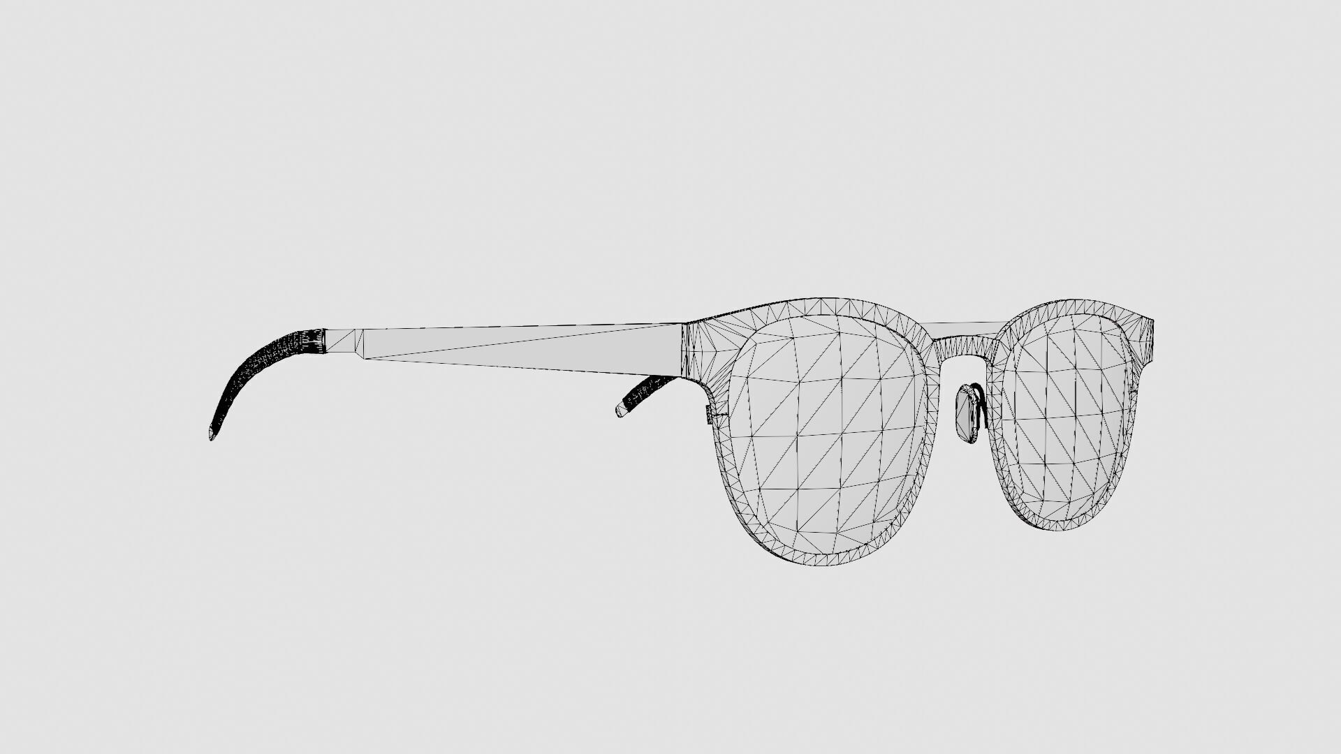 Orgreen - Oldman 477 Glasses Low-poly 3D model_7