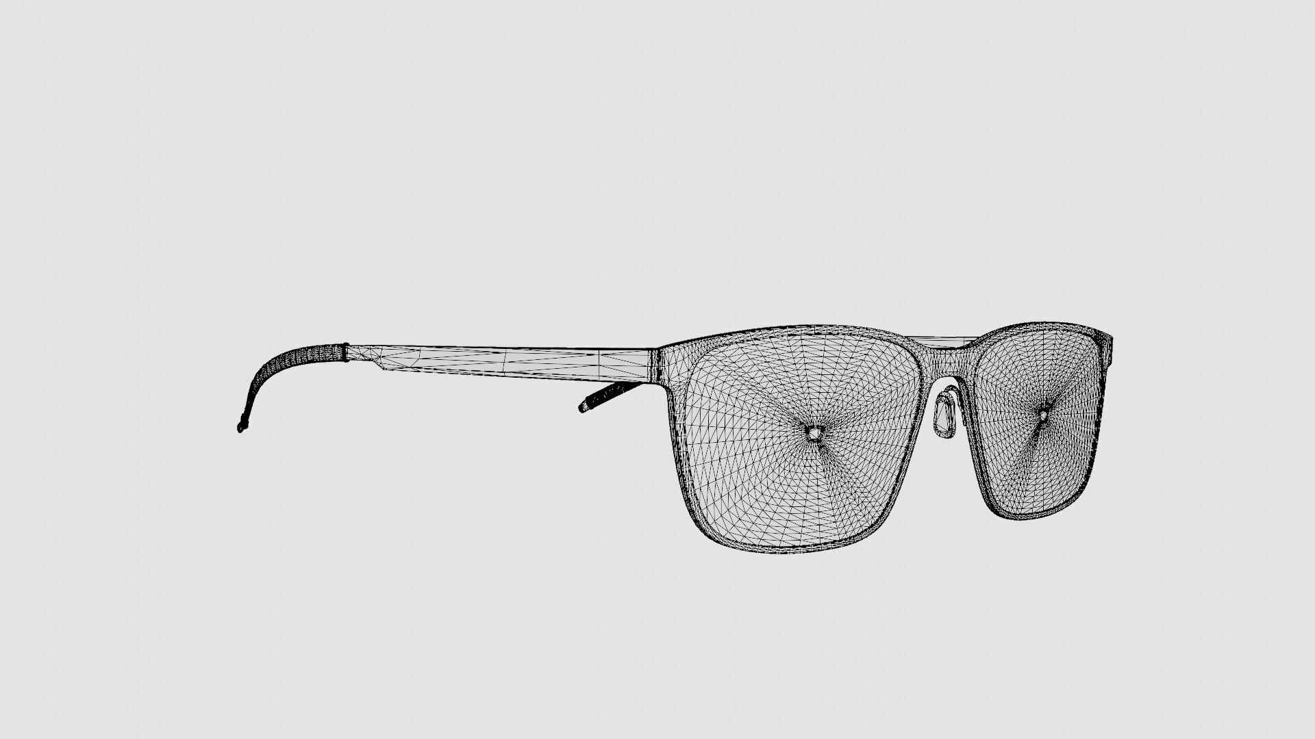 Orgreen - Alvar 965 Glasses Low-poly 3D model_7