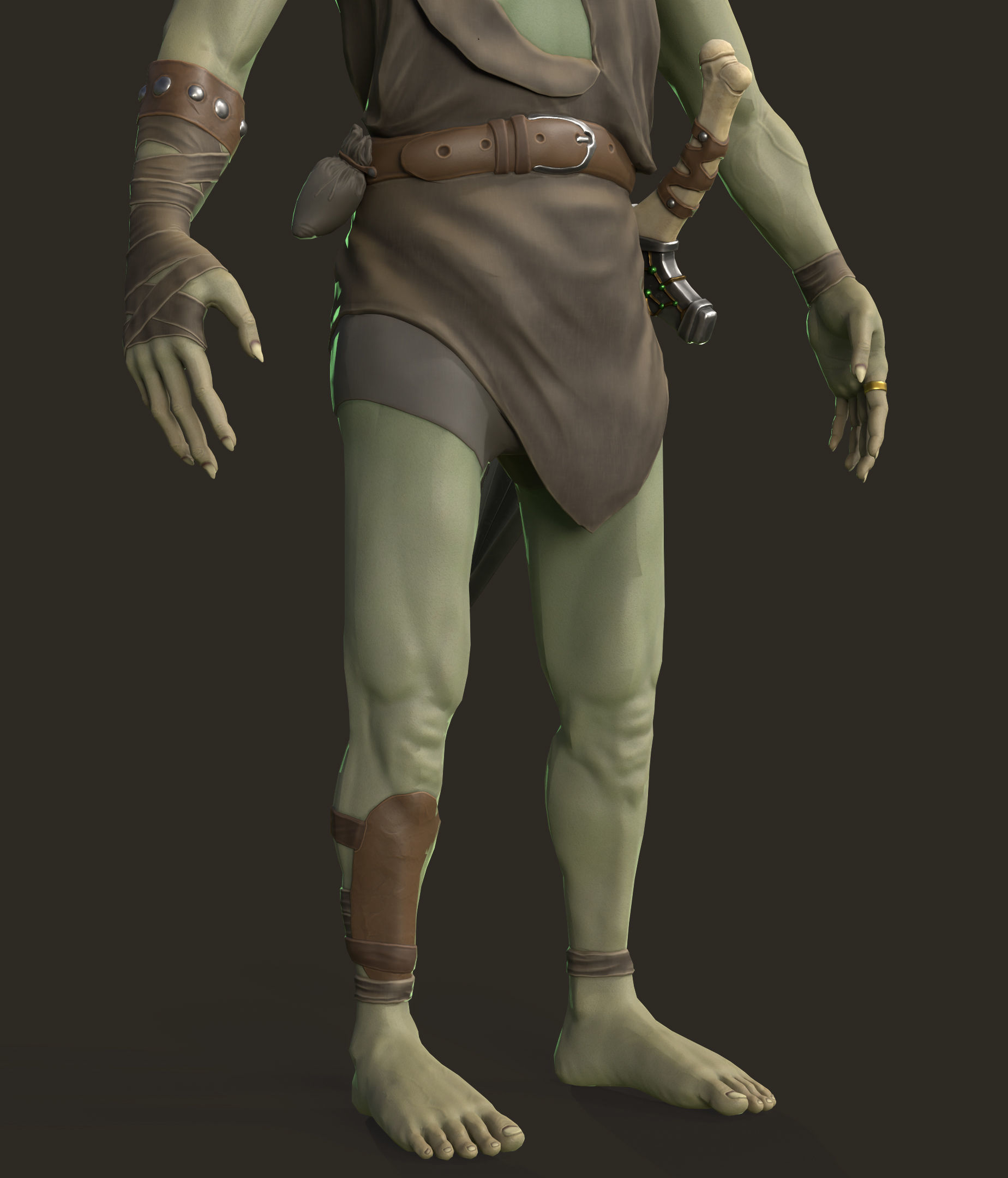 Goblin Outlaw Low-poly 3D model_5