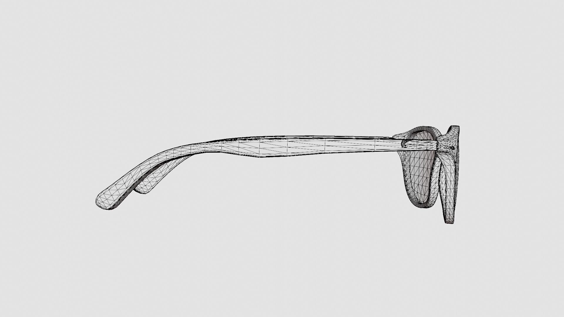 Persol - PO3143V 1080 Glasses Low-poly 3D model_8