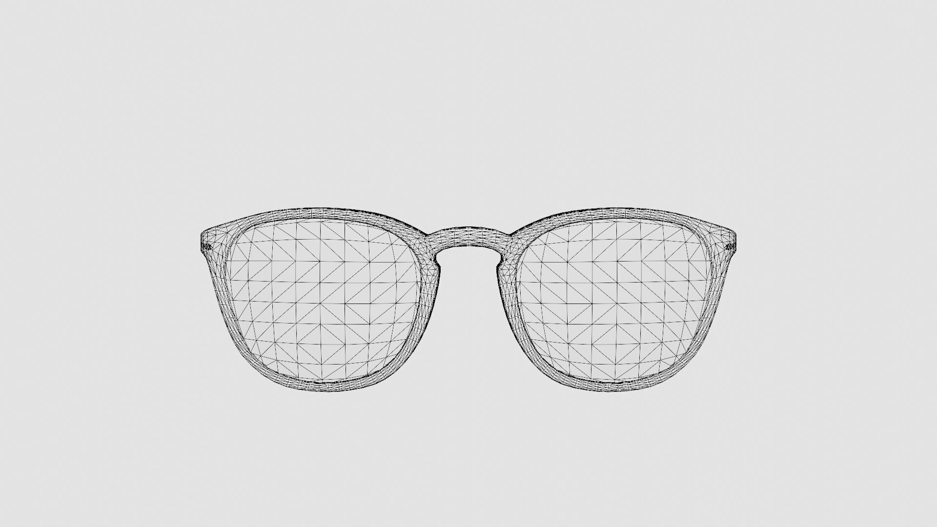 Persol - PO3143V 1080 Glasses Low-poly 3D model_6