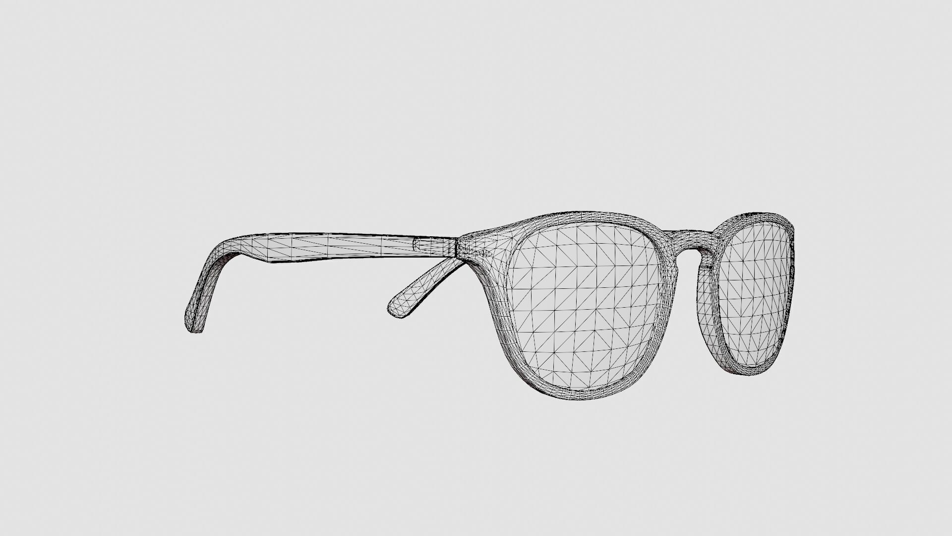 Persol - PO3143V 1080 Glasses Low-poly 3D model_7