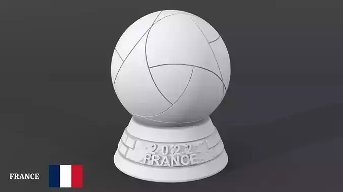 Al Rihla Cup - France version - ball and base