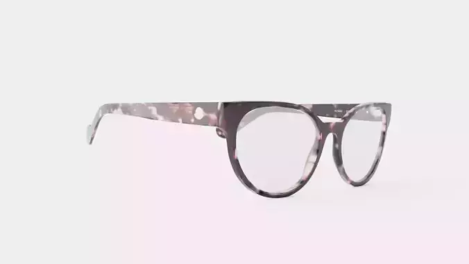Moncler - ML5086 055 Glasses Low-poly 3D model