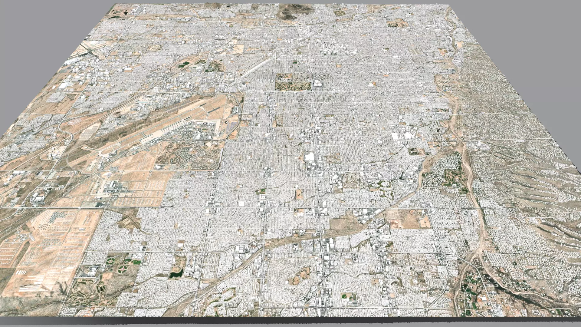 Cityscape Tuson Arizona USA 3D model