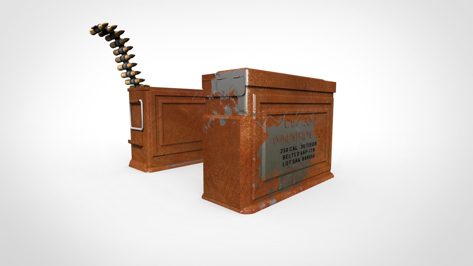 Ammo box 3D model_7