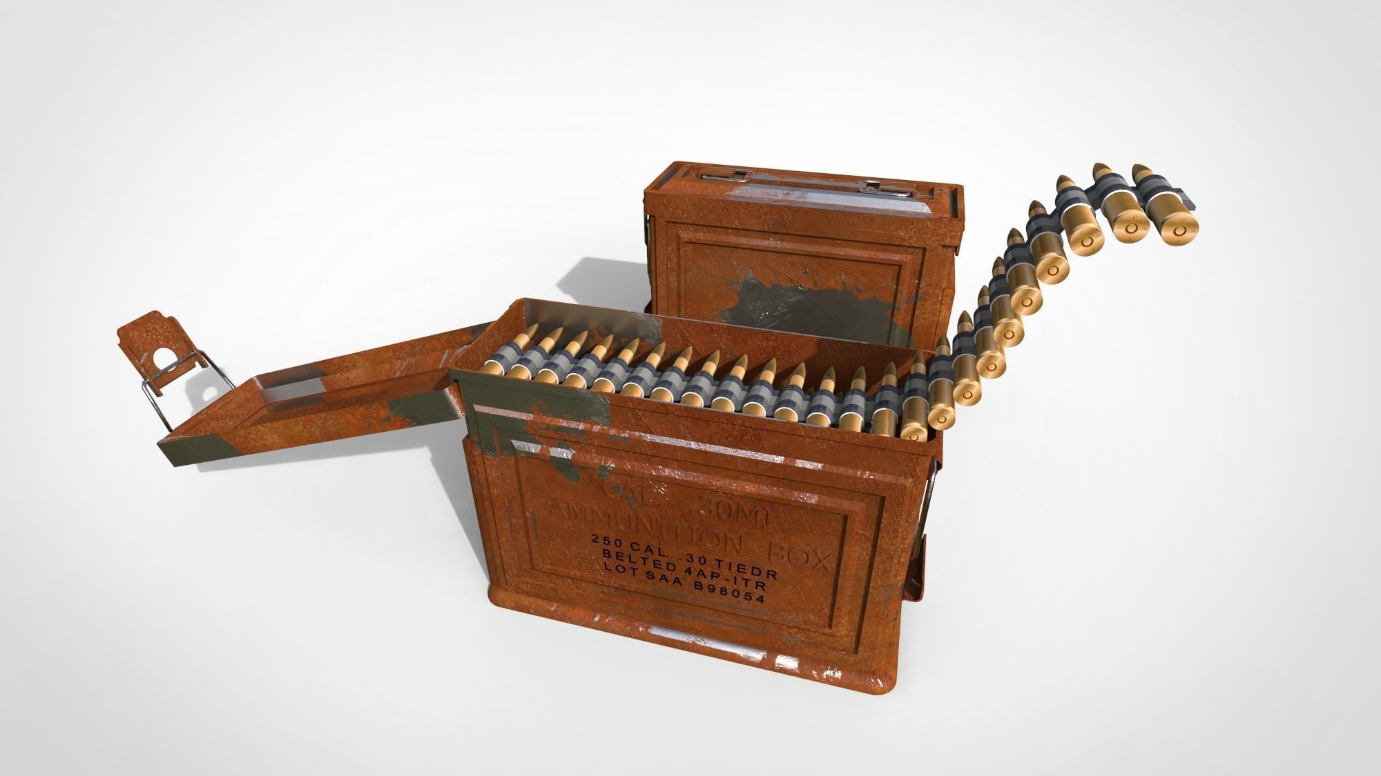 Ammo box 3D model_2