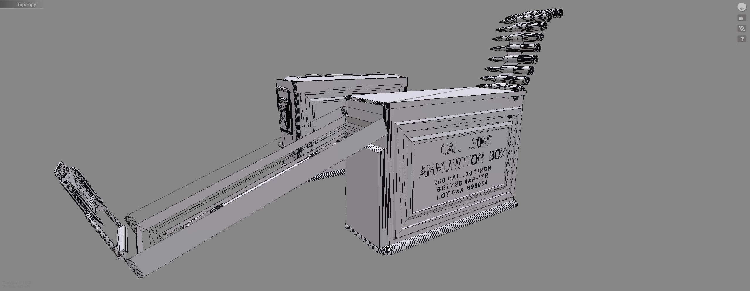 Ammo box 3D model_14