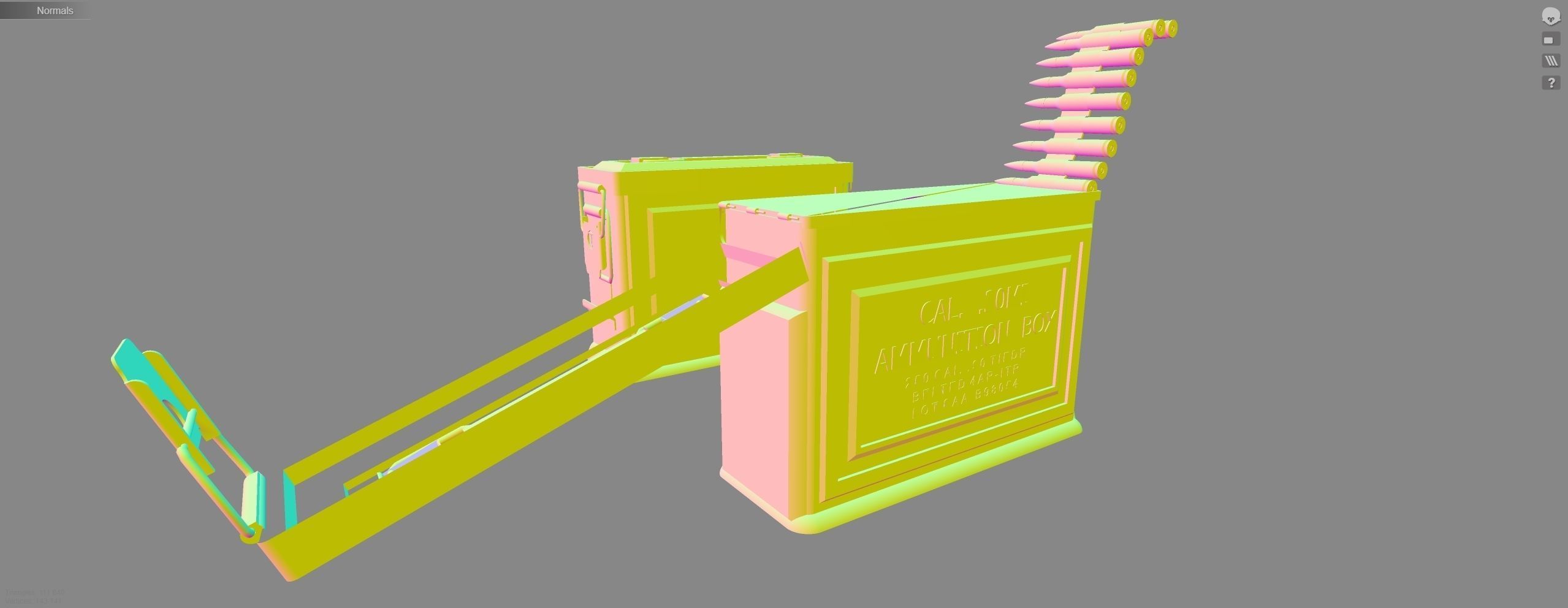 Ammo box 3D model_13