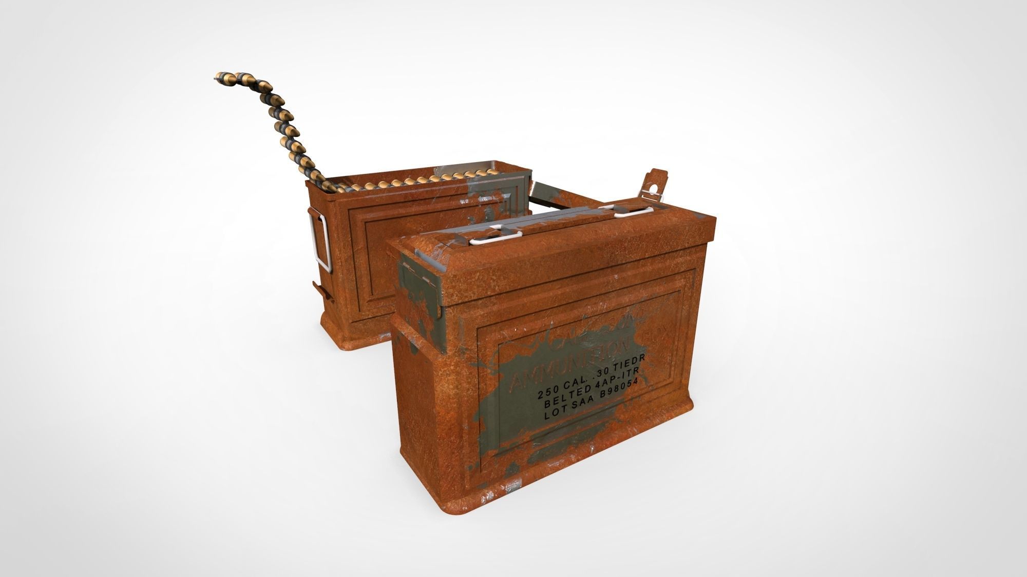Ammo box 3D model_4