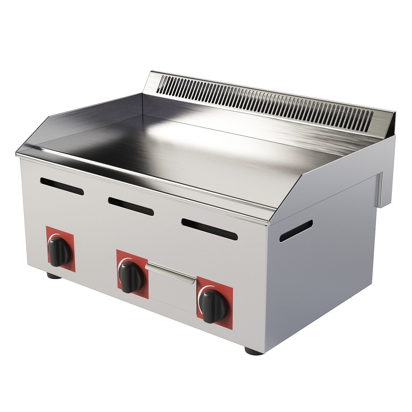 Electric Fryer and Grill Set 3D model_2