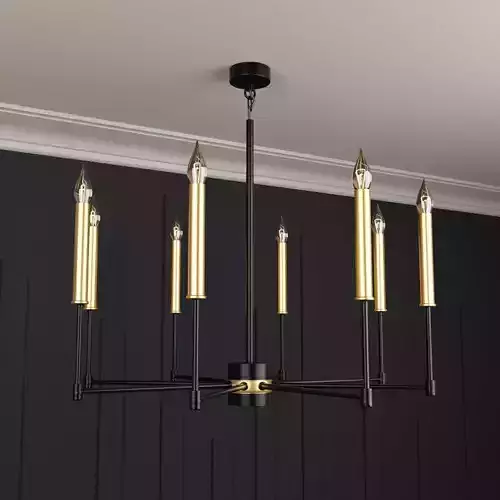 8 Lights- Iron Chandelier