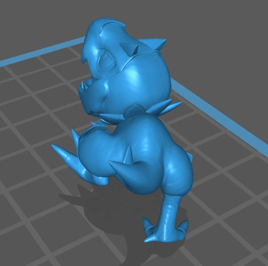 Tyrunt pokemon 3D print model 3D print model_6