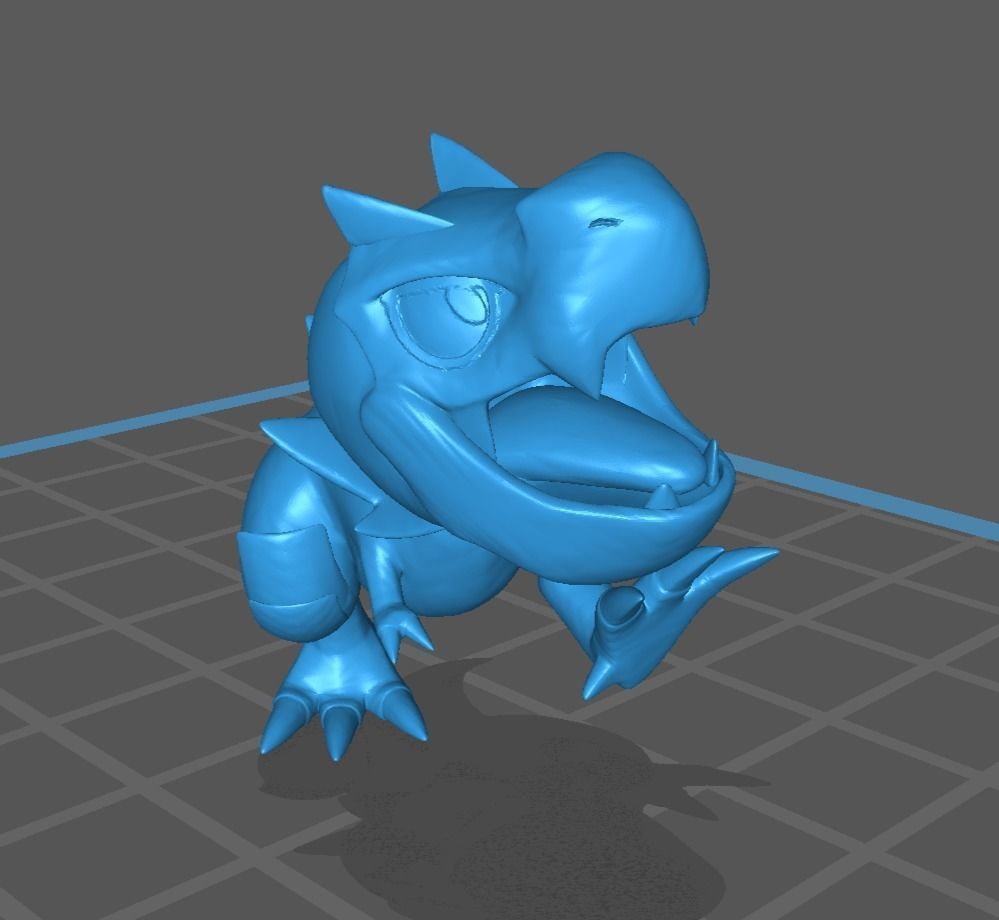 Tyrunt pokemon 3D print model 3D print model_4