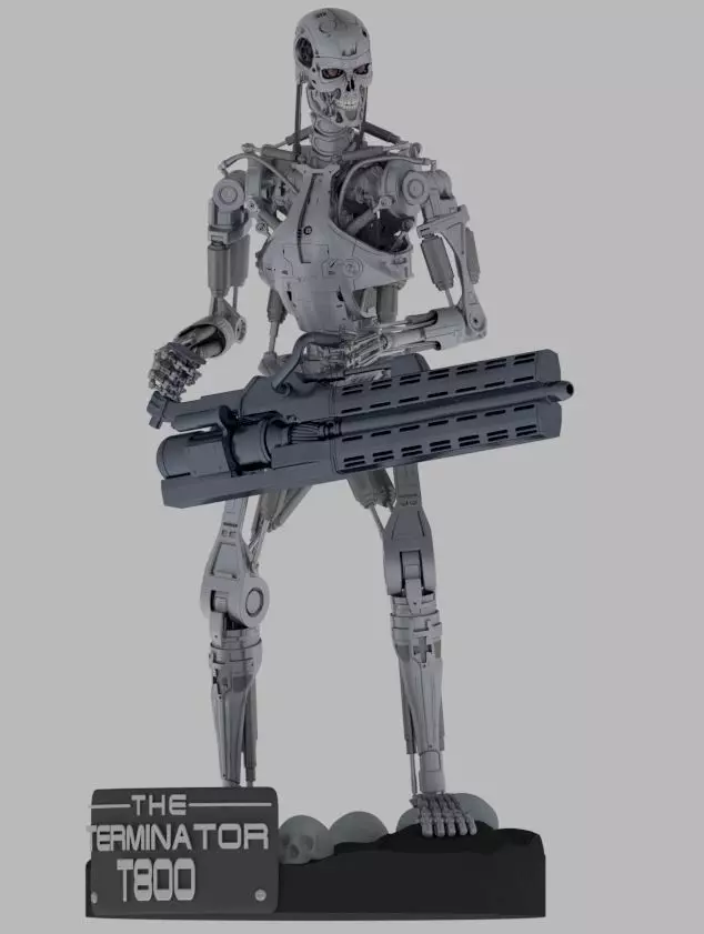 THE TERMINATOR T-800 3D print model_0