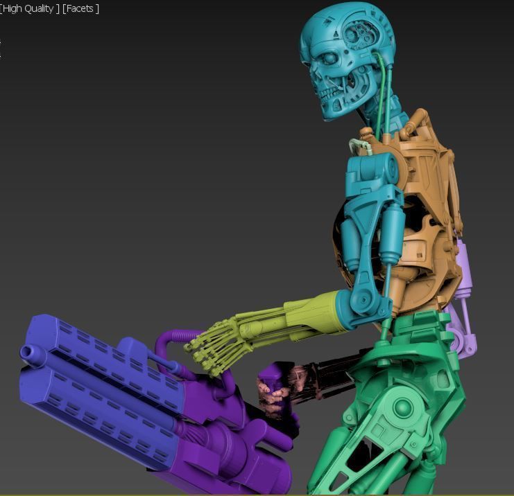THE TERMINATOR T-800 3D print model_7