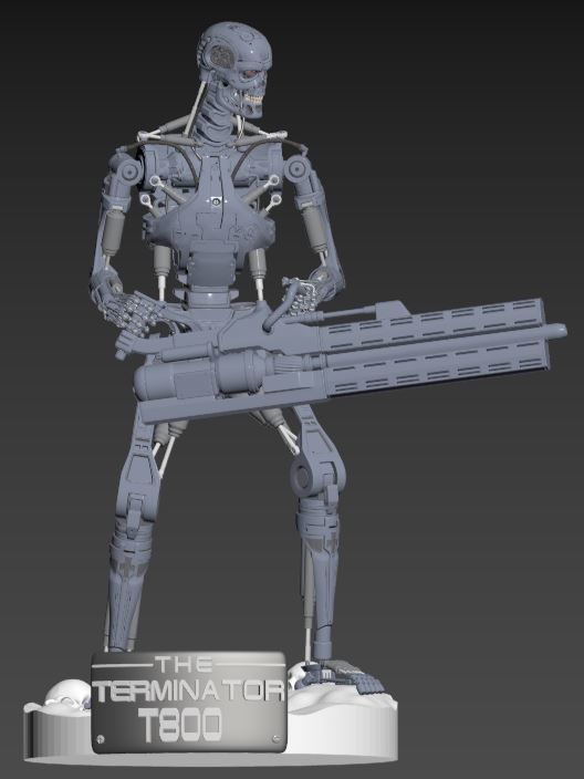 THE TERMINATOR T-800 3D print model_15