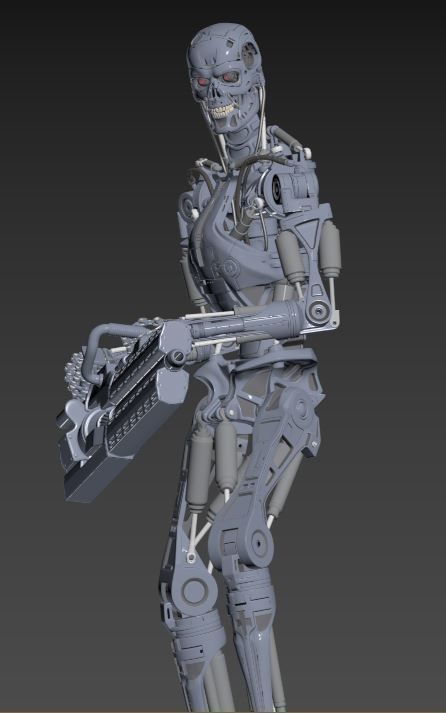 THE TERMINATOR T-800 3D print model_11