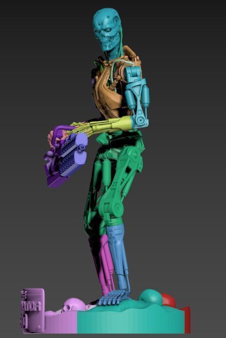 THE TERMINATOR T-800 3D print model_23