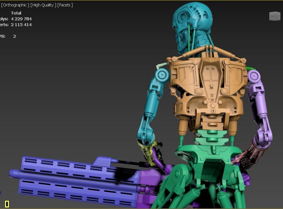 THE TERMINATOR T-800 3D print model_8