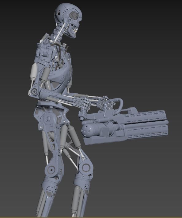 THE TERMINATOR T-800 3D print model_14